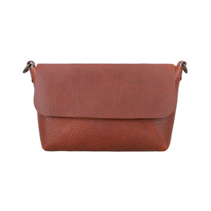 Kyoto - Reddish-Brown Leather Crossbody Bag | Bear Necessities Pakistan