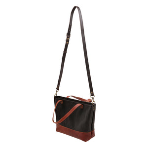 The Mini - Dark Brown Leather Tote | Bear Necessities Pakistan
