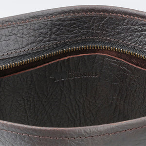 The Mini - Dark Brown Leather Tote | Bear Necessities Pakistan