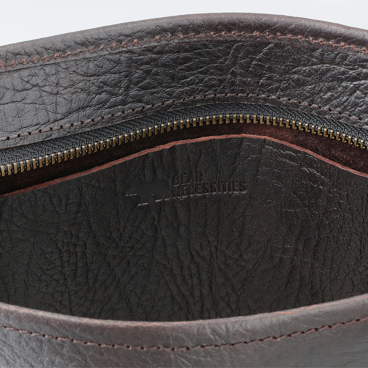 The Mini - Dark Brown Leather Tote | Bear Necessities Pakistan