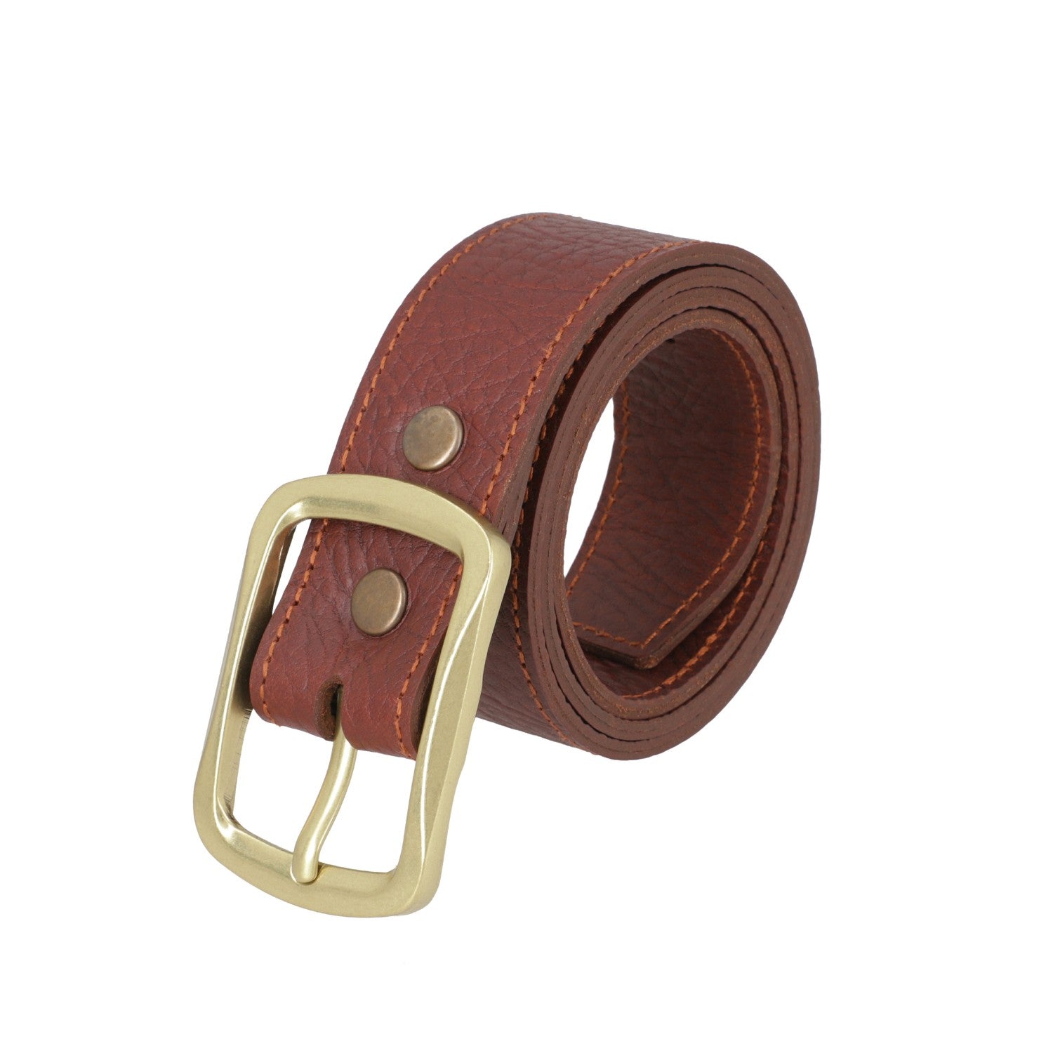 Colonel Leather Belt - Reddish-Brown | Bear Necessities Pakistan