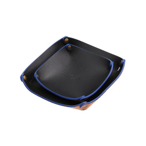 Cartch-All Tray - Black Leather Leather Valet Tray | Bear Necessities Pakistan