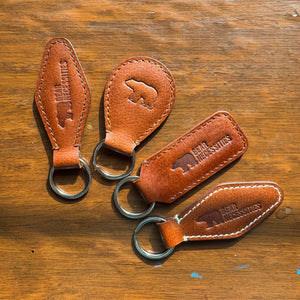 Vintage Leather Keychains