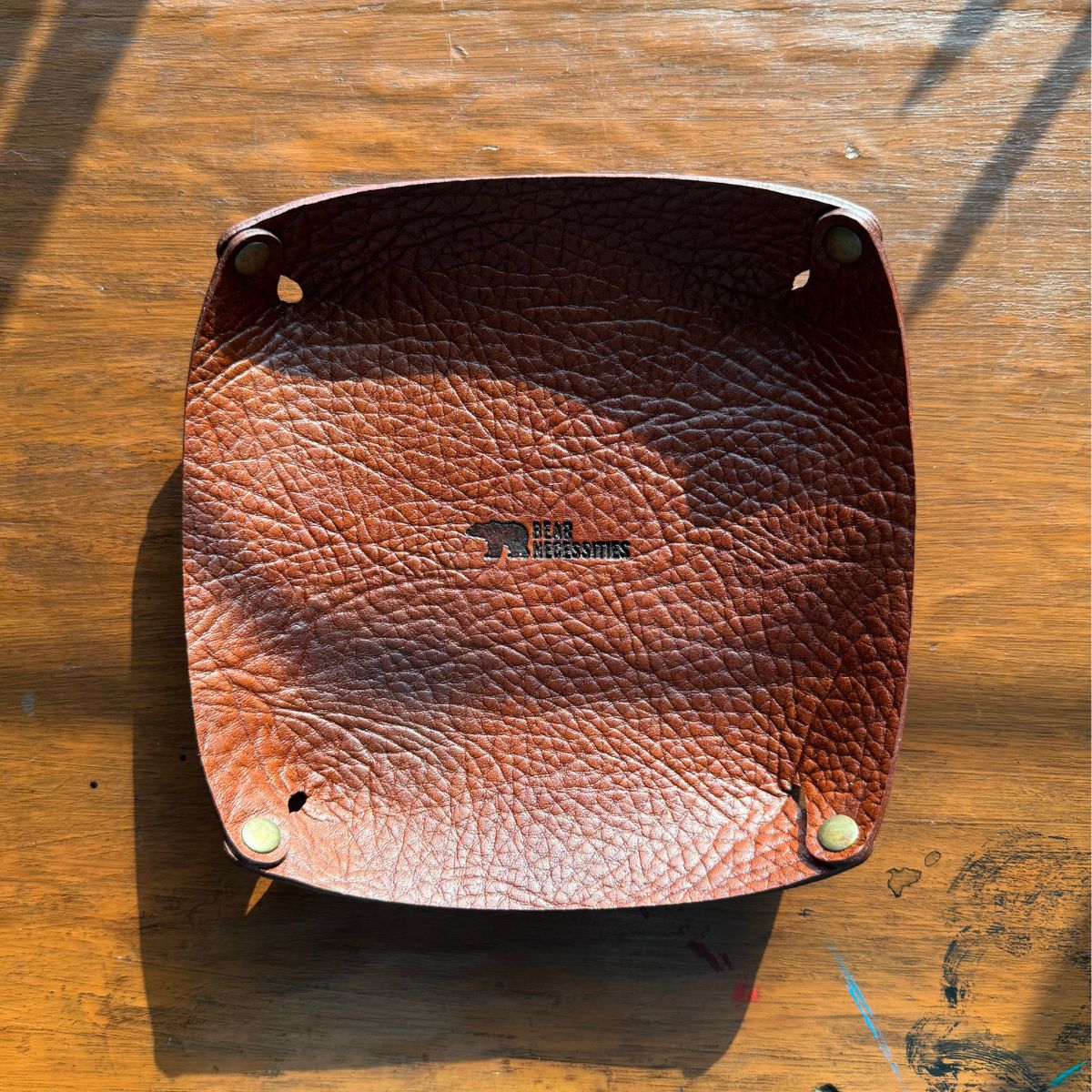 Catch-All Leather tray