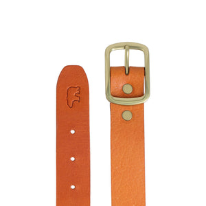 Colonel Leather Belt - Natural