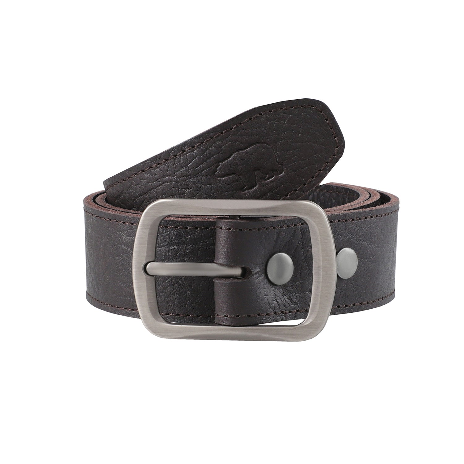 Colonel Leather Belt - Black Leather Men's Belt | Bear Necessities Pakistan