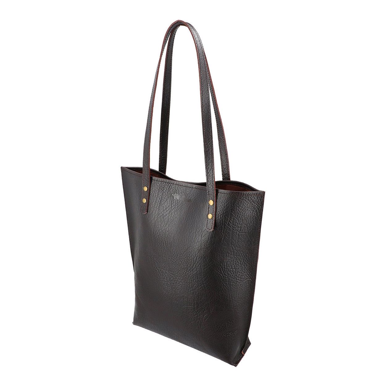 Basic Tote - Black Leather Tote | Bear Necessities Pakistan