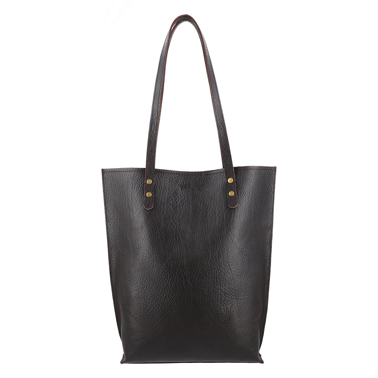 Basic Tote - Black Leather Tote | Bear Necessities Pakistan